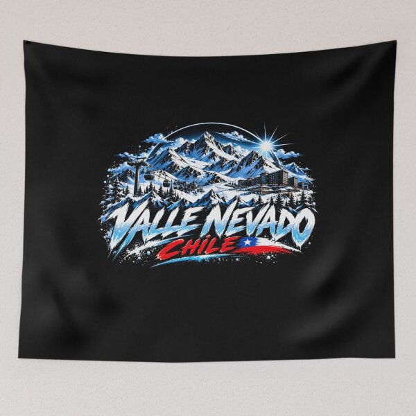 Item preview,  Valle Nevado Ski Resort Chile designed and sold by TheEndDesign.