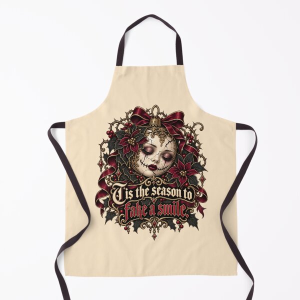 Item preview, Tis the Season to Fake a Smile Gothic Christmas Mug | Sarcastic Holiday Quote Gift | Dark Victorian Christmas Sarcasm Design designed and sold by PRINYOS.