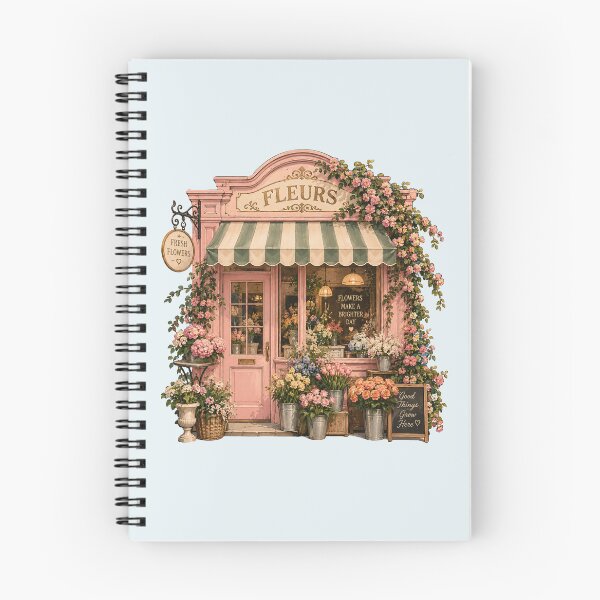 Item preview,  Vintage French Flower Shop | Pink Parisian Cottagecore Floral Storefront designed and sold by TheStephanieRome.
