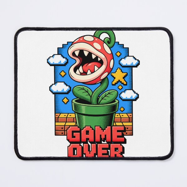 Item preview, Retro Game Over Carnivorous Plant designed and sold by -DEEWOLF-.