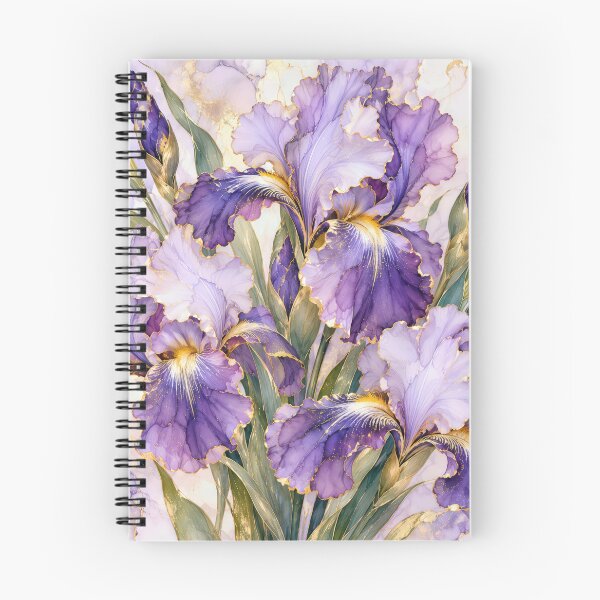 Item preview, Iris Bouquet with Gilded Edging designed and sold by Maria Dryfhout.
