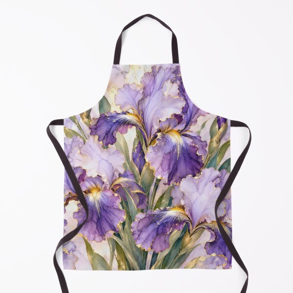 Item preview, Iris Bouquet with Gilded Edging designed and sold by Maria Dryfhout.
