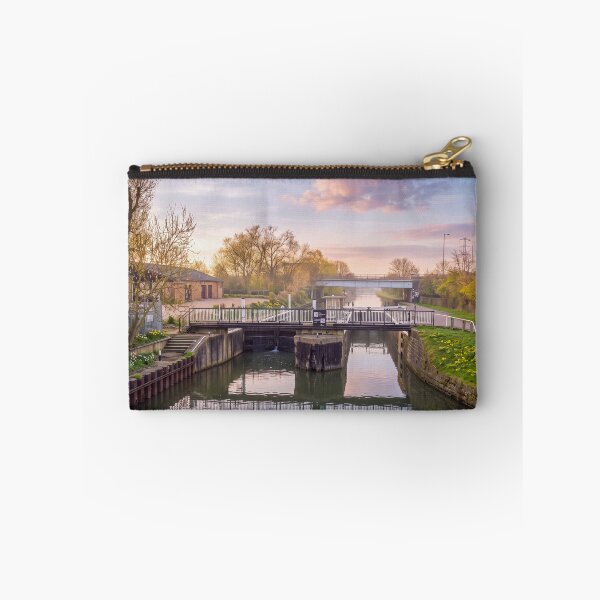 Item preview, Ponders End Lock at Sunrise, River Lee Navigation London designed and sold by ArtworkNorth.