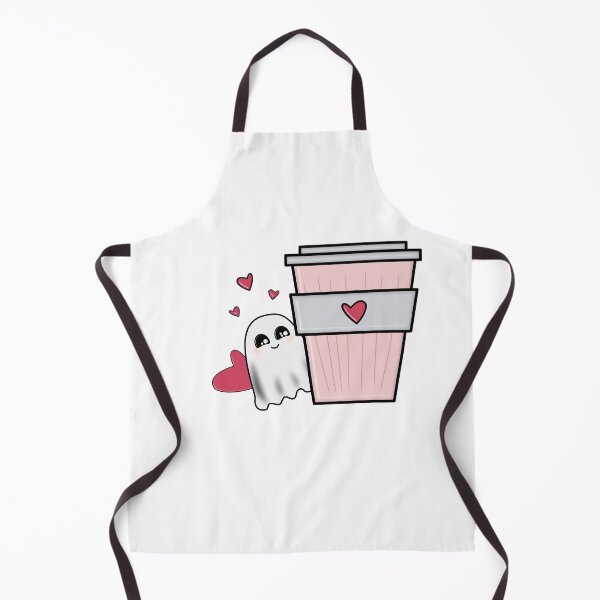 Item preview, Cute Ghost Hugging Coffee Cup | Kawaii Coffee Lover Design designed and sold by ForcePrint.