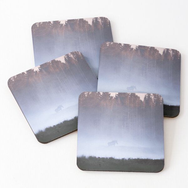 Item preview, Moose in the Morning Mist designed and sold by Wildframe Works.