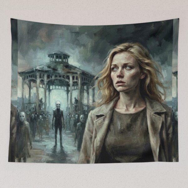 Item preview, Carnival of Souls Haunting Pavilion Fine Art Tribute designed and sold by Art's Diner.