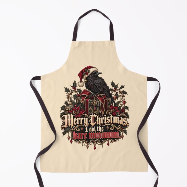 Item preview, Merry Christmas I Did the Bare Minimum Gothic Raven Mug | Funny Sarcastic Holiday Gift | Dark Christmas Coworker Sarcasm Design designed and sold by PRINYOS.