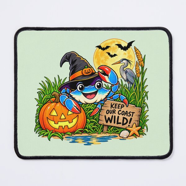 Item preview, Halloween Blue Crab Keep Our Coast Wild designed and sold by Penbrook Farms.