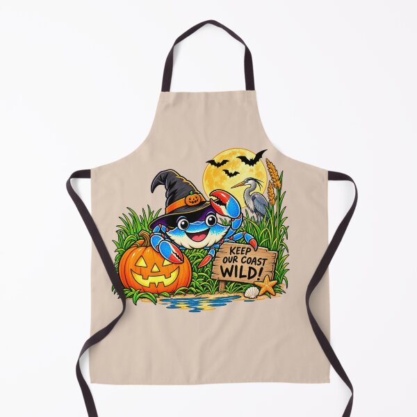 Item preview, Halloween Blue Crab Keep Our Coast Wild designed and sold by Penbrook Farms.