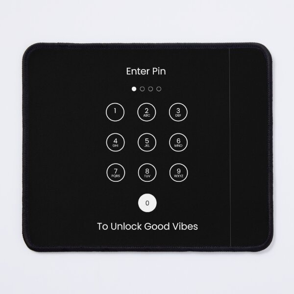Item preview, To Unlock Good Vibes Phone Keypad Meme Design designed and sold by KromaDesignLab.