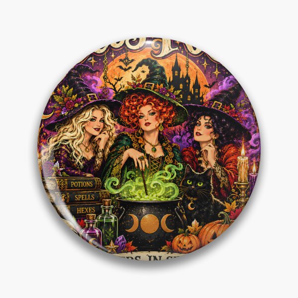 Item preview, Spellbound Sisters Halloween designed and sold by MysticCanvasAi.