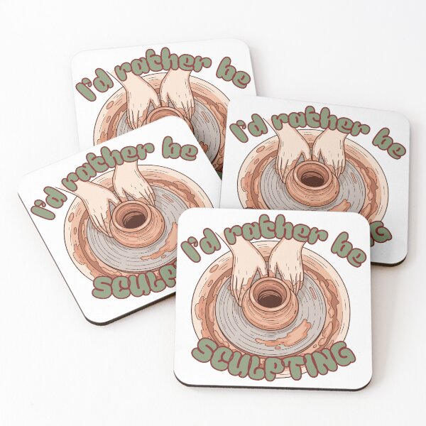 Item preview, I'd Rather Be Sculpting Pottery Wheel Illustration  designed and sold by Rynasvz.