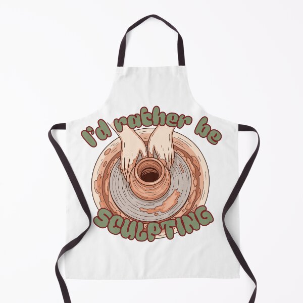 Item preview, I'd Rather Be Sculpting Pottery Wheel Illustration  designed and sold by Rynasvz.