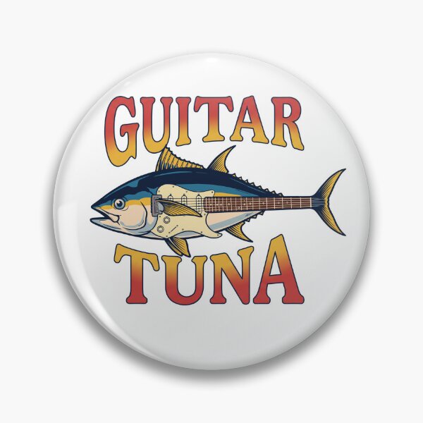 Item preview, Guitar Tuna – Funny Guitar Pun designed and sold by GraceMadeArt.