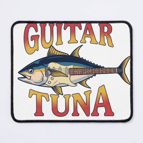 Item preview, Guitar Tuna – Funny Guitar Pun designed and sold by GraceMadeArt.