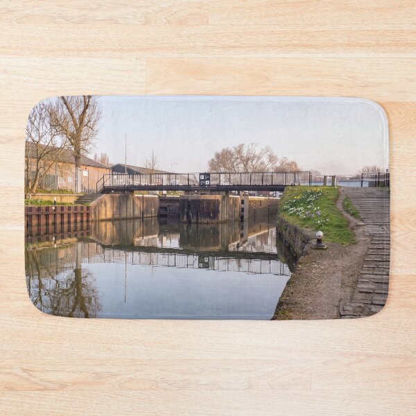 Item preview, Peaceful Canal Lock and Historic Towpath designed and sold by ArtworkNorth.