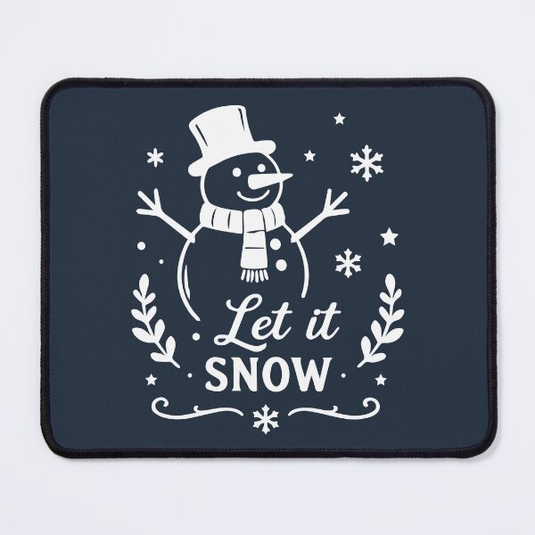 Item preview, Let It Snow Snowman – Vintage Winter Holiday Art designed and sold by Tklezardesigns.