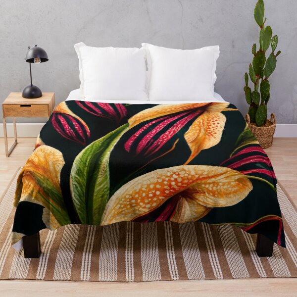Item preview, Lush Tropical Flower Pattern - Botanical Art designed and sold by Gustavo Navarro.