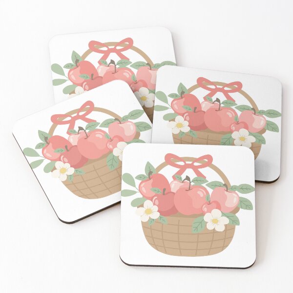 Item preview, Fresh Red Apple Picnic Basket designed and sold by BetweenForms.