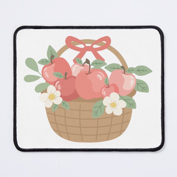 Item preview, Fresh Red Apple Picnic Basket designed and sold by BetweenForms.