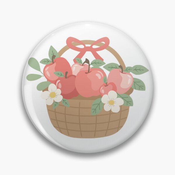 Item preview, Fresh Red Apple Picnic Basket designed and sold by BetweenForms.