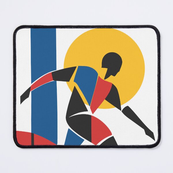 Item preview, The Art of Control Football Print, Bauhaus Soccer Print, Geometric Football Art, Mid Century Sports Decor, Football Player Gift designed and sold by Studio pod Burom.