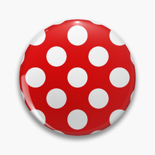 Item preview, Vintage Red and White Polka Dot Pattern Graphic Art designed and sold by MerchPublic Studio.