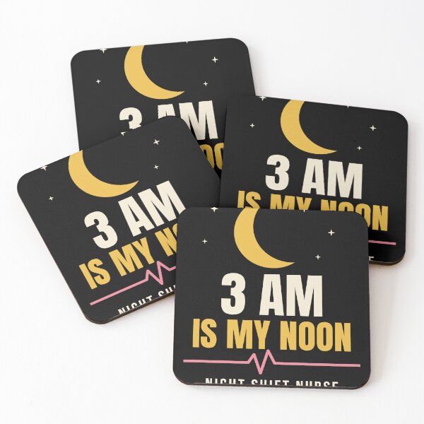 Item preview, 3 AM Is My Noon Night Shift Nurse designed and sold by TrailMixTrees.