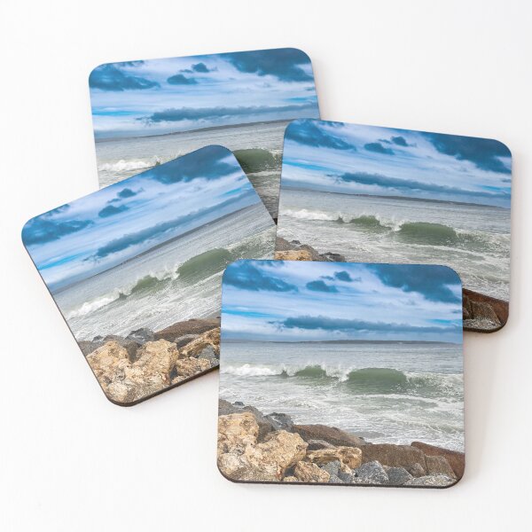 Item preview, Moody Blue Sky Seascape Coastline In South Africa designed and sold by Faith Based Decor & Art &Gifts.