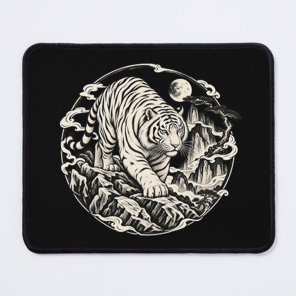 Item preview, White Tiger Goalkeeper Engraved designed and sold by lAnJefurtifeu.