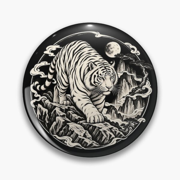 Item preview, White Tiger Goalkeeper Engraved designed and sold by lAnJefurtifeu.