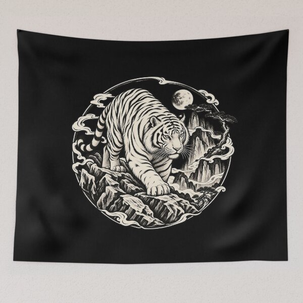 Item preview, White Tiger Goalkeeper Engraved designed and sold by lAnJefurtifeu.