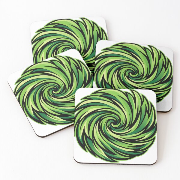 Item preview, Green Spiral Energy – Abstract Vortex Design designed and sold by Pommes im Bett.