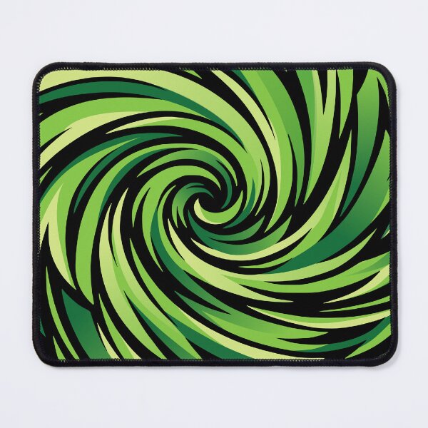 Item preview, Green Spiral Energy – Abstract Vortex Design designed and sold by Pommes im Bett.