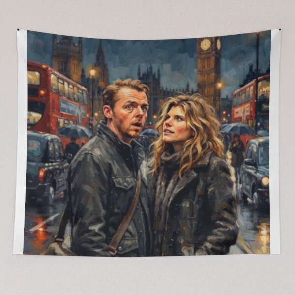 Item preview, Man Up London Romance Fine Art Tribute designed and sold by Art's Diner.
