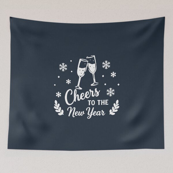 Item preview, Cheers to the New Year – Champagne Holiday Art designed and sold by Tklezardesigns.
