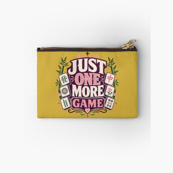 Item preview, Just One More Game Funny Mahjong Player Mah Jongg Humor designed and sold by NovaNookStudio.