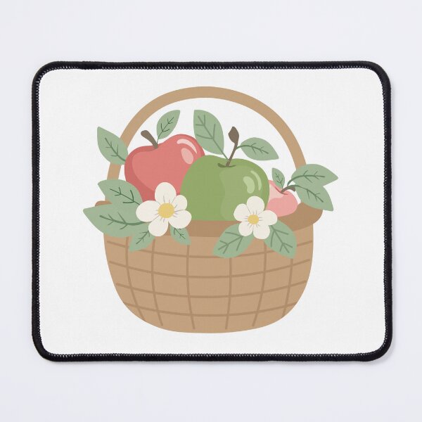 Item preview, Fresh Red Apple Picnic Basket designed and sold by BetweenForms.