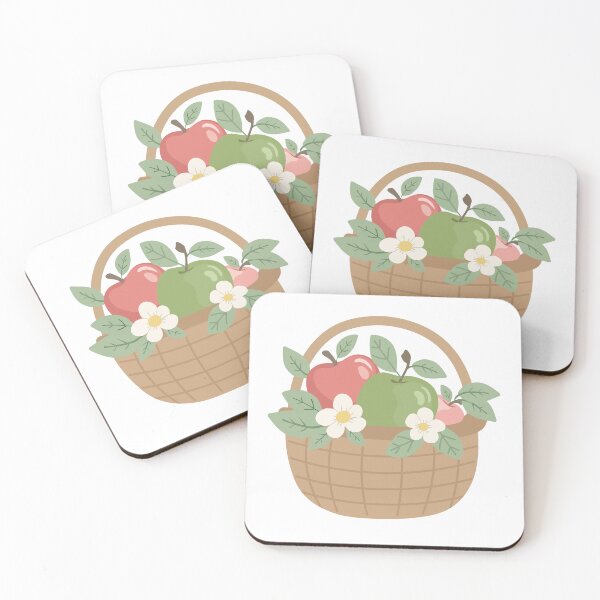 Item preview, Fresh Red Apple Picnic Basket designed and sold by BetweenForms.