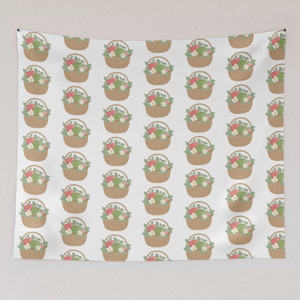 Item preview, Fresh Red Apple Picnic Basket designed and sold by BetweenForms.
