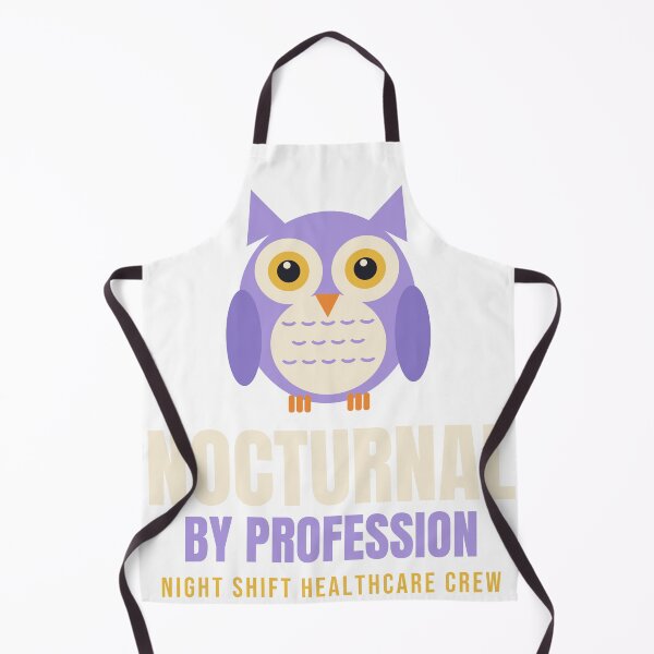 Item preview, Nocturnal by Profession Night Shift Owl designed and sold by TrailMixTrees.