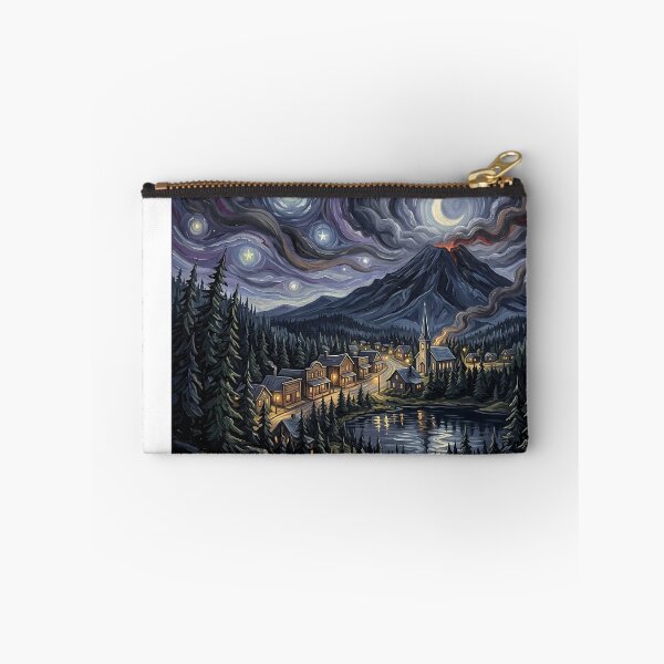 Item preview, Dante's Peak Starry Night Disaster Landscape designed and sold by Bad-Decisions-Designs.