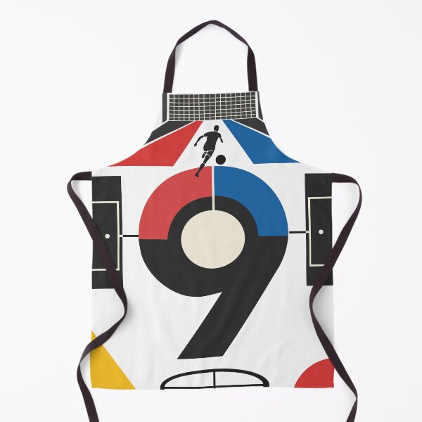 Item preview, The Number Nine Football Print, Bauhaus Soccer Print, Striker Art, Number 9 Football Art, Geometric Soccer Decor, Football Gift designed and sold by Studio pod Burom.