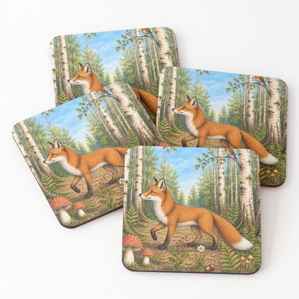 Item preview, Fox in the Forest designed and sold by zibziby.