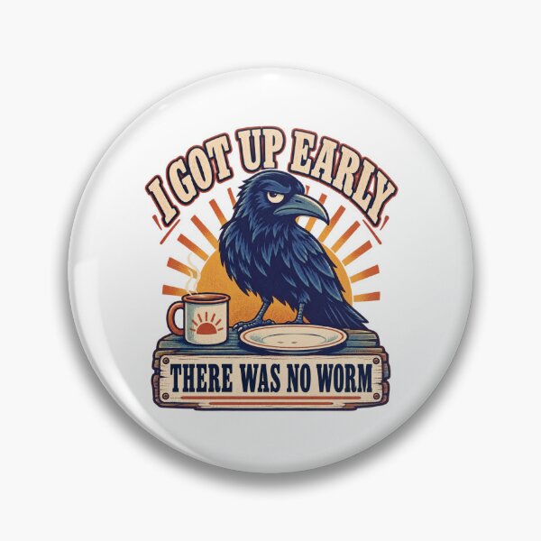 Item preview, I Got Up Early There Was No Worm designed and sold by LuveraxArt.