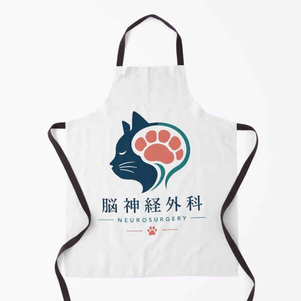 Item preview, Neurosurgery Cat Emblem Brain Clinic Logo Design designed and sold by medicalkinoko.