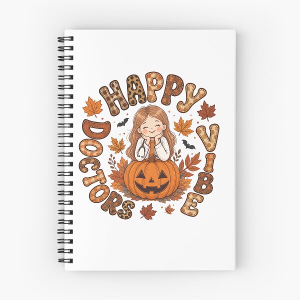 Item preview, Happy Doctors Vibe Halloween Pumpkin Autumn Nurse Doctor Design designed and sold by TheChalkyFox.