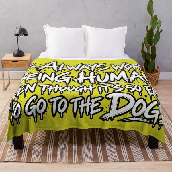 Item preview, Stay Human – It’s Always Worth Being Human Grunge Quote designed and sold by JanRizz.