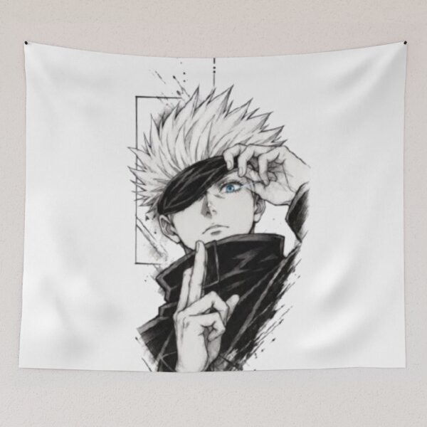 Item preview, Gojo Satoru Six Eyes Reveal – Jujutsu Kaisen Ink Art designed and sold by frantuliuss.