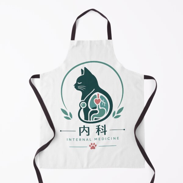 Item preview, Internal Medicine Cat Emblem Clinic Logo Design designed and sold by medicalkinoko.